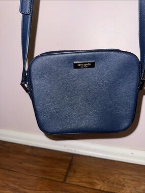 kate spade Navy Blue Saffiano Crossbody Bag
